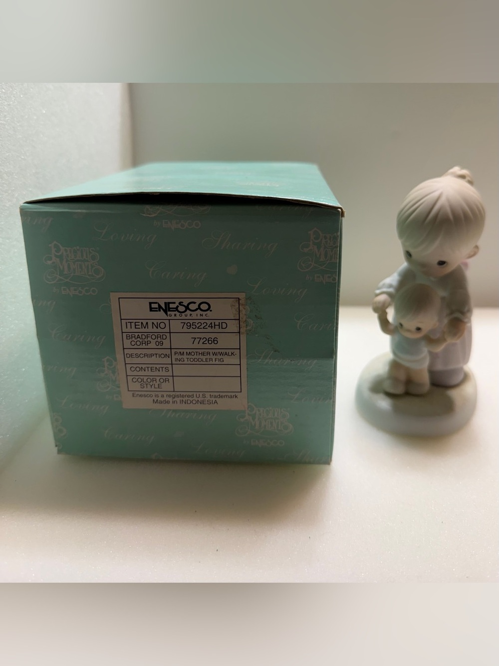 Precious Moments One Step at a Time. 1991 Members only figurine. Boxed.